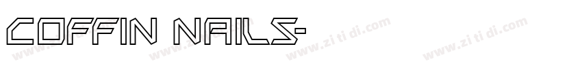 Coffin Nails字体转换